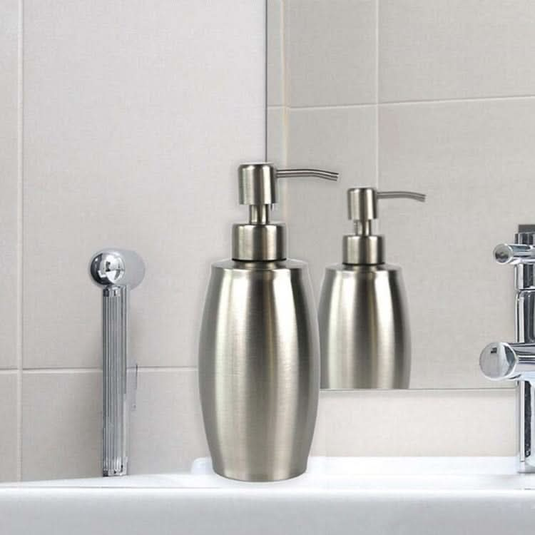 Stainless Steel Soap Dispenser Oval Hand Sanitizer Bottle Reluova