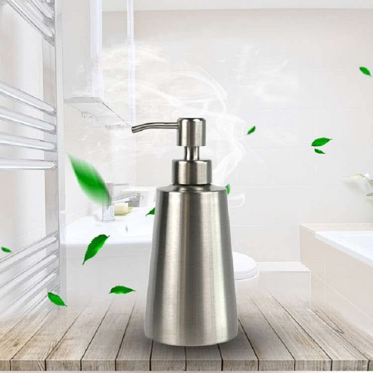 Stainless Steel Dishwashing Liquid Bottle Hand Sanitizer Bottle Manual Soap Dispenser Reluova