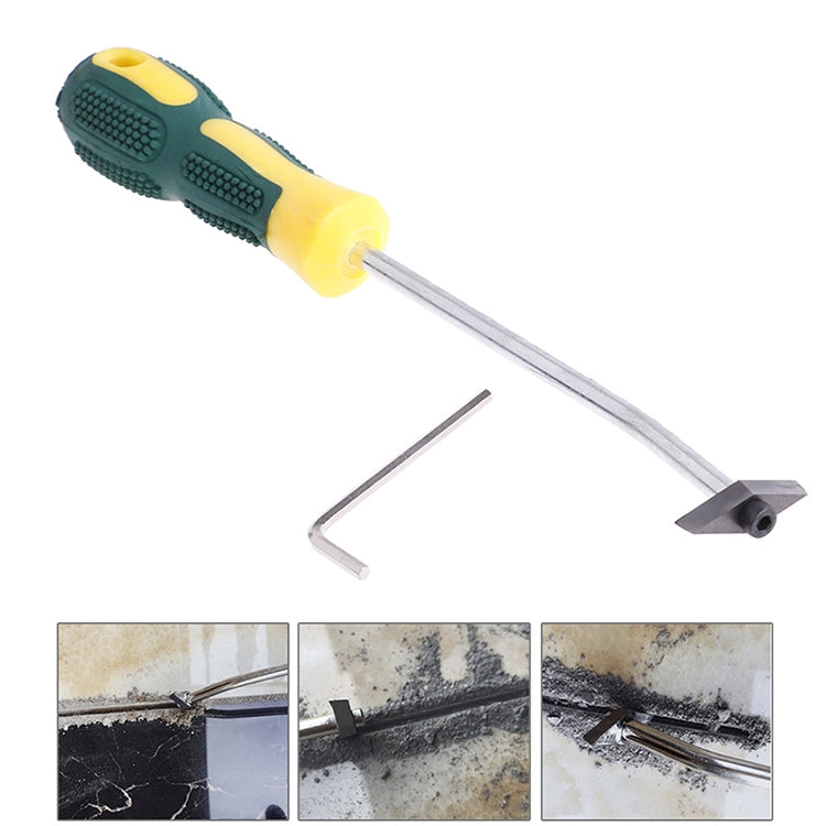 Tile Joint Cleaning Tool Alloy Joint Taper Tungsten Steel Slotting Device