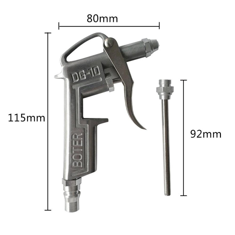 DG-10 Air Blow Gun Pistol Trigger Cleaner Compressor Dust Blower 8 Inch Nozzle Duster Cleaning Tools My Store