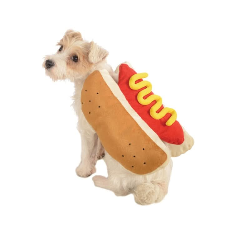 Hot Dog Style Pet Dog Cat Halloween Party Costume Clothes - Reluova