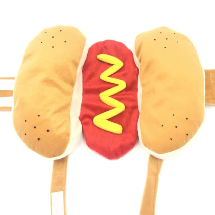 Hot Dog Style Pet Dog Cat Halloween Party Costume Clothes - Reluova