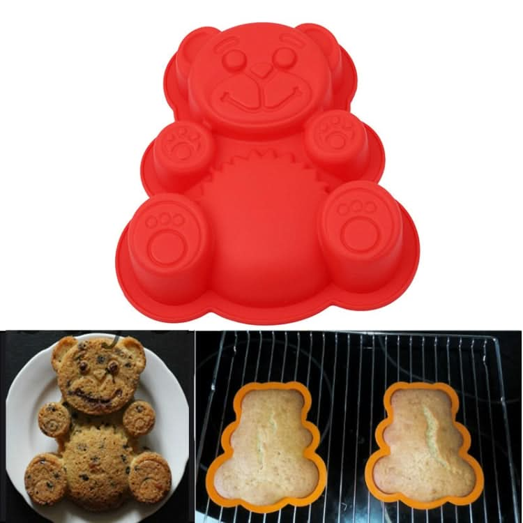 Silicone Bear Cake Mould Cartoon Mould DIY Baking Tool - Reluova