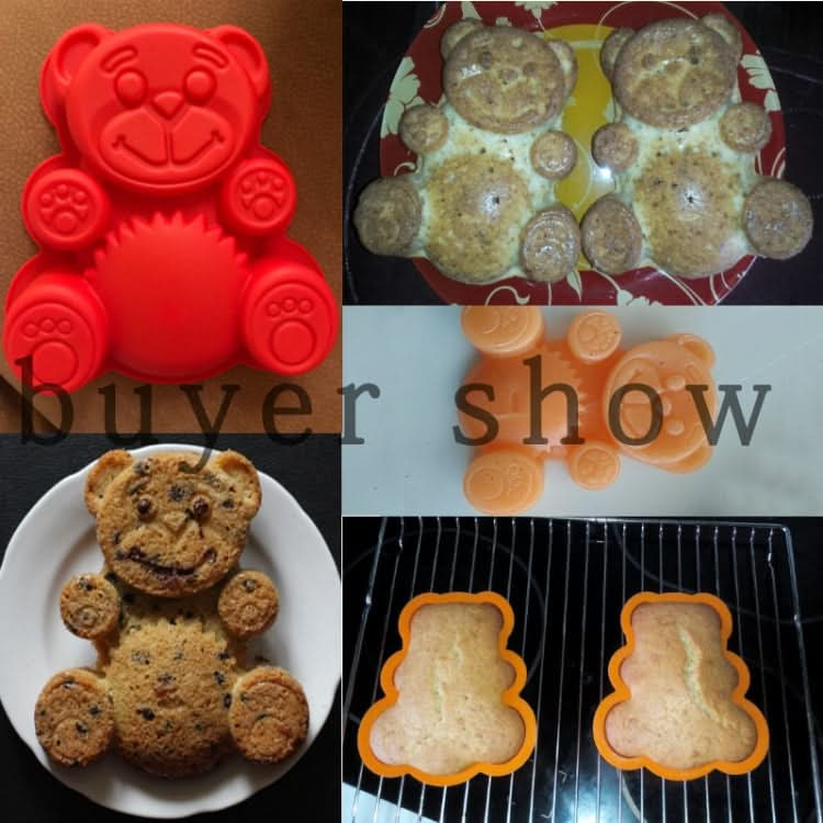 Silicone Bear Cake Mould Cartoon Mould DIY Baking Tool - Reluova