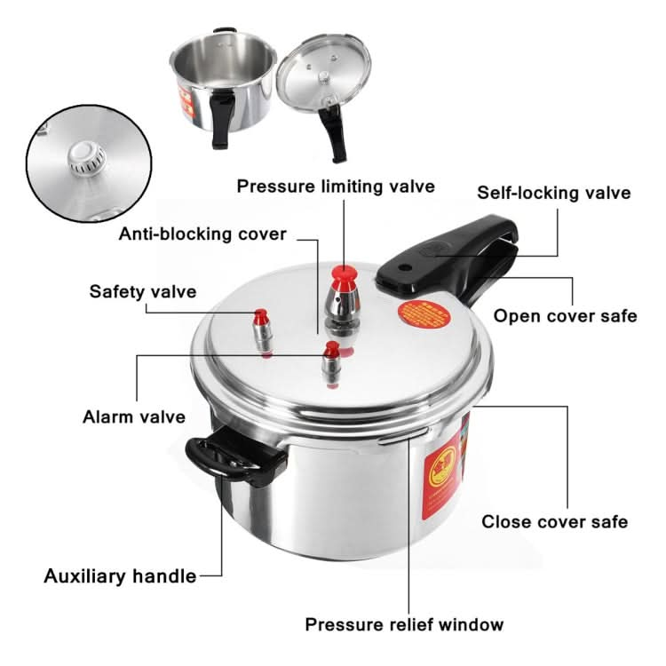 Household Aluminum Pressure Cooker Electric Pressure Cooker Gas Induction Cooker Reluova