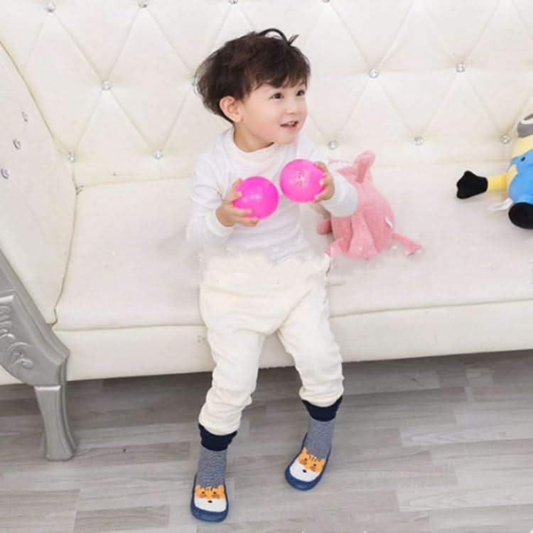 Autumn And Winter Thickened Terry Baby Shoes And Socks Children's Non-slip Soft Bottom Floor Socks Reluova