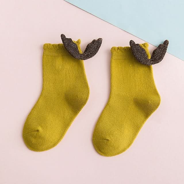 Girls Fashion Personality Wings Socks Baby Cotton Socks Reluova