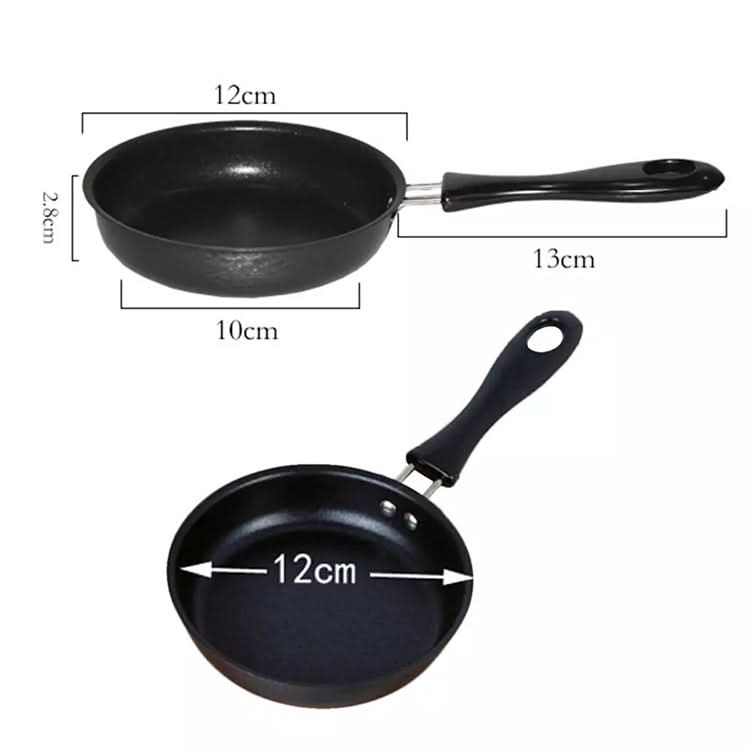 Mini Egg Frying Panpure Non-Stick  Flat Bottom Pan Multicooker Reluova