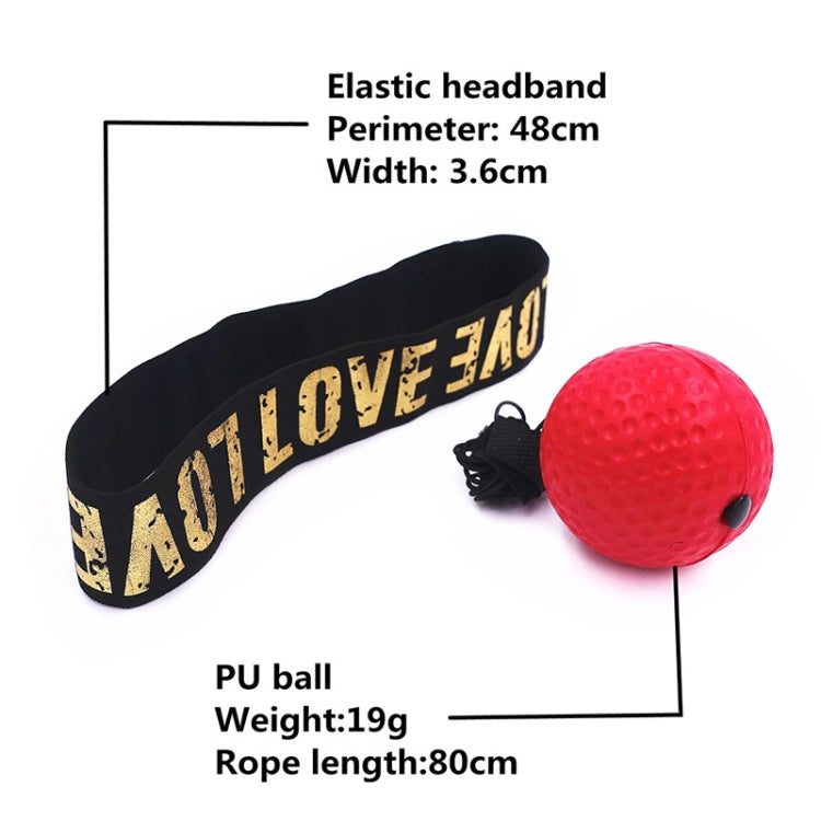 4 in 1 Household Boxing Ball Head-mounted Speed Training Reaction Ball Set Reluova