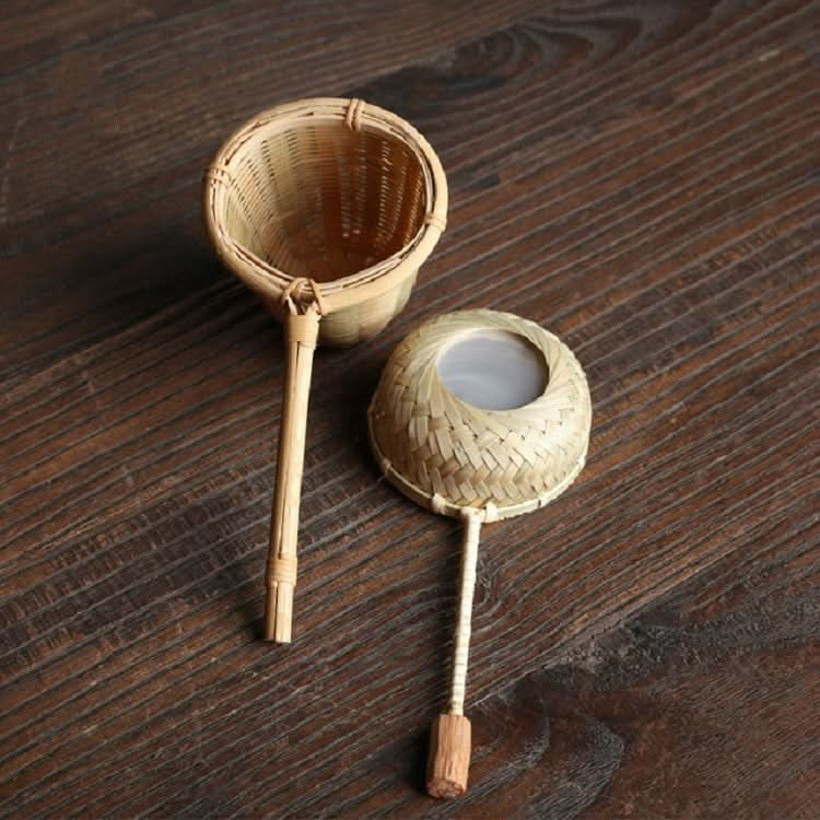 Bamboo Woven Creative Filter Reusable Filter Tea Colander Gadget Reluova