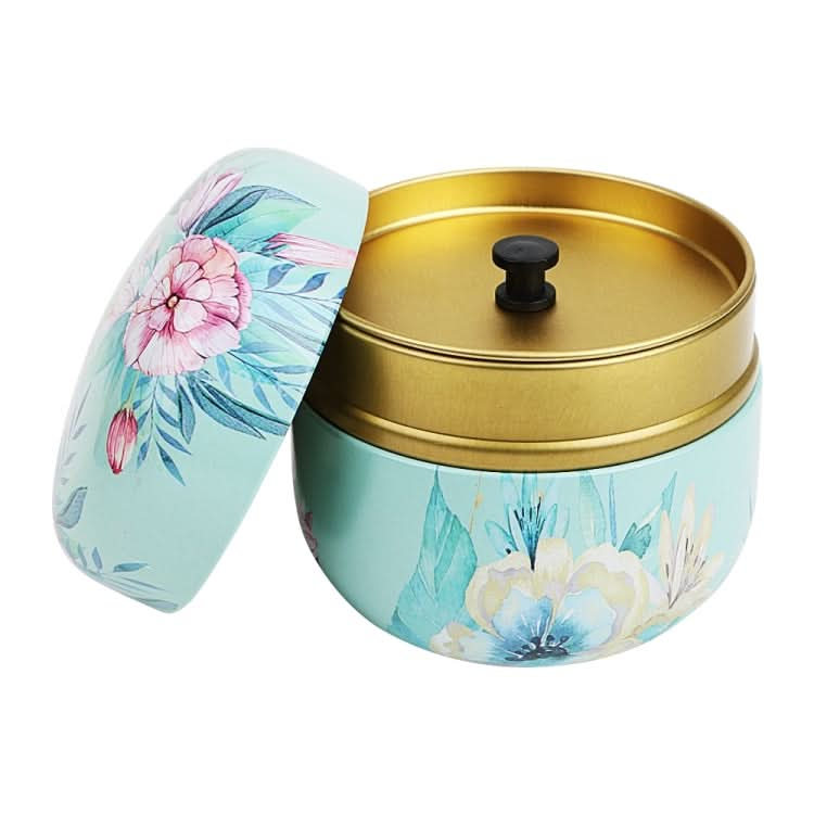 HOOMIN Tea Box Tea Jar Storage Holder Tea Caddies Matcha Container Mini Coffee Powder Organizer Cans Multifunction Round Metal Reluova