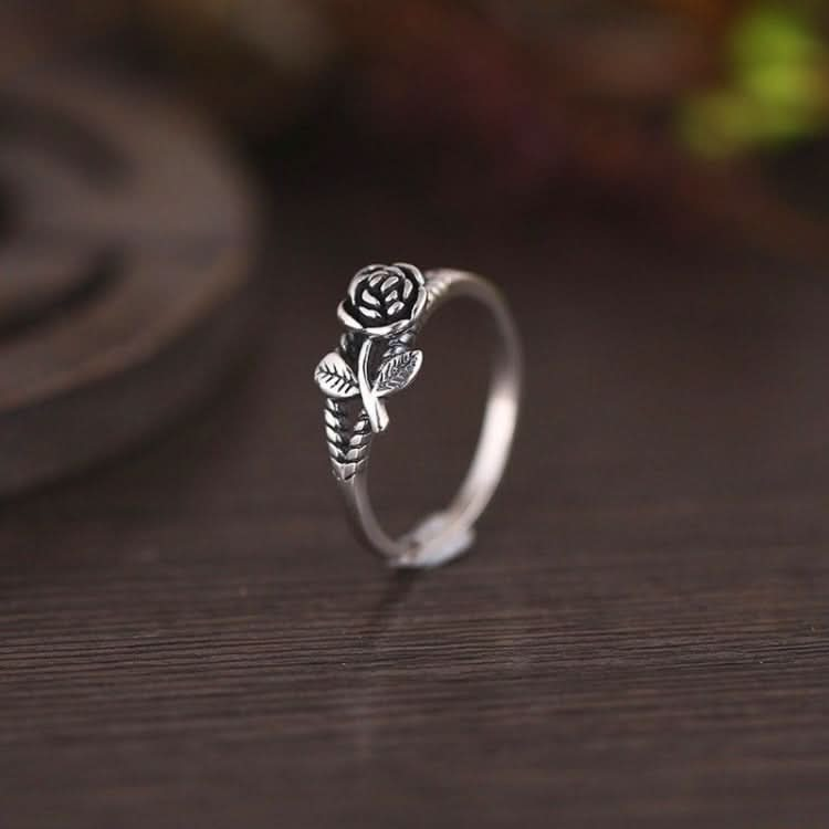 Women Vintage Rose Simple Engagement Ring Jewelry Fashion Jewelry