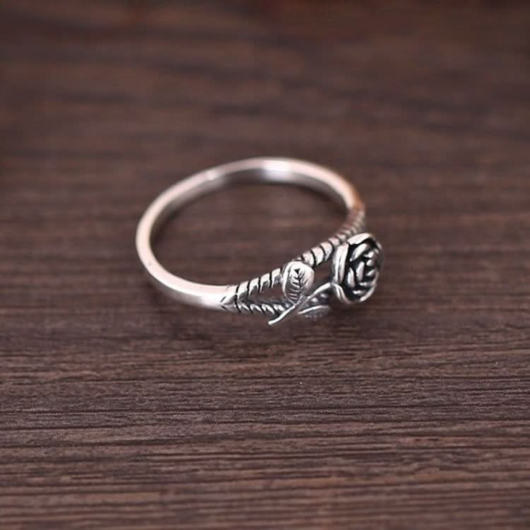 Women Vintage Rose Simple Engagement Ring Jewelry Fashion Jewelry