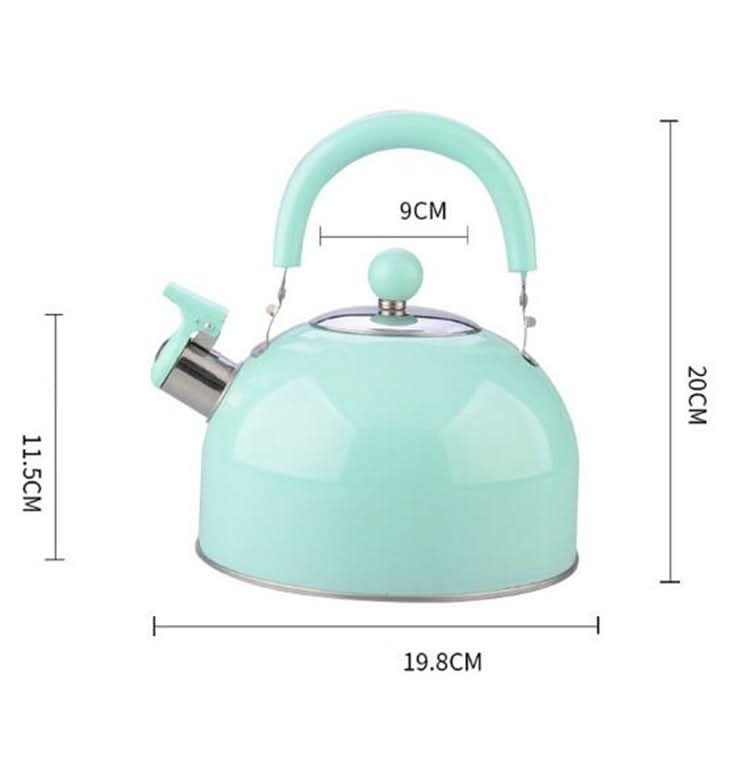 Non Magnetic Thick Stainless Steel Whistle Kettle Dome Whistle Kettle Reluova