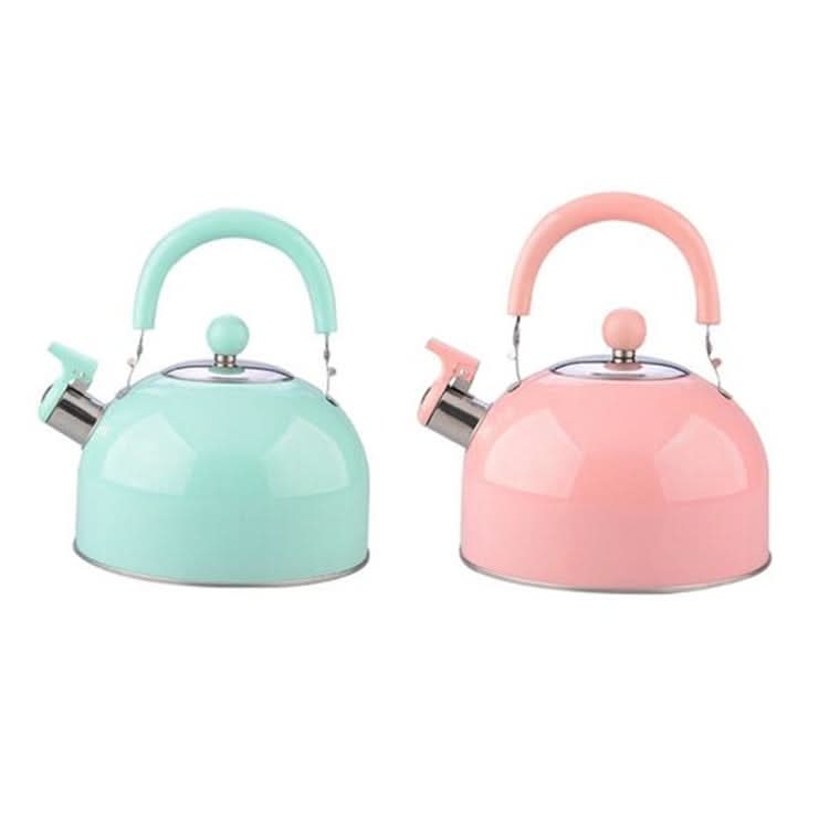 Non Magnetic Thick Stainless Steel Whistle Kettle Dome Whistle Kettle Reluova