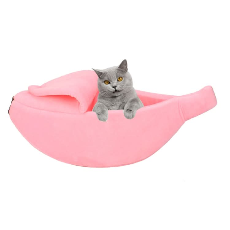 Creative Kennel Banana Shape Cat Litter Winter Warm Pet Nest - Reluova