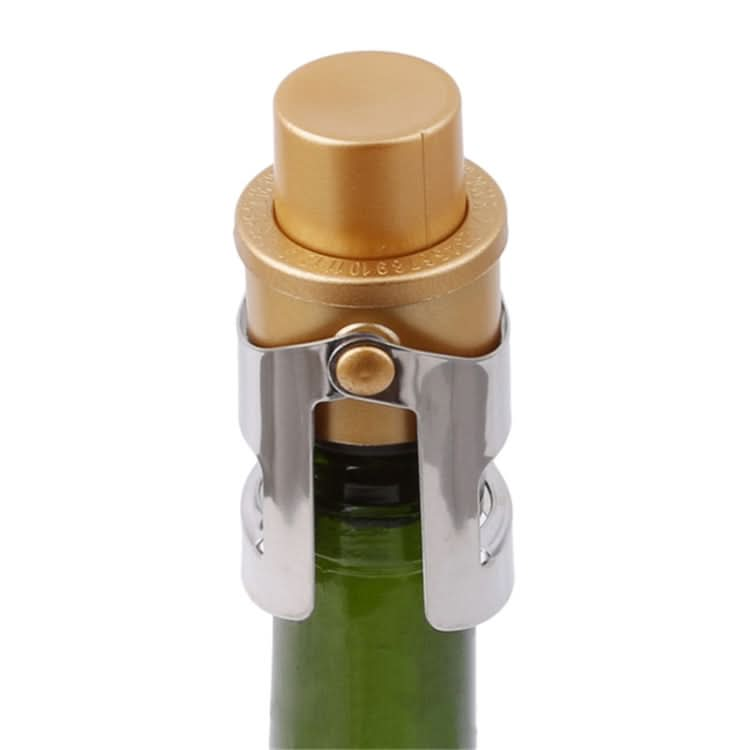 Push-button Stainless Steel Pumping Champagne Stopper Sparkling Champagne Snap Wing Vacuum Wine Stopper - Reluova