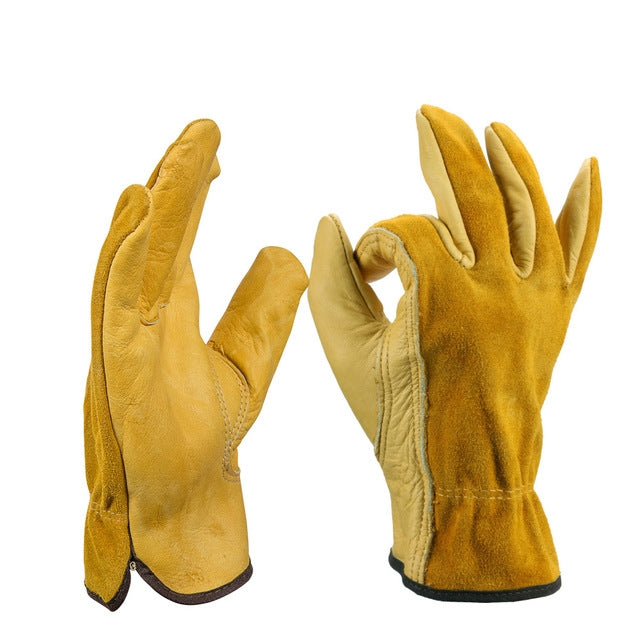 2 Pairs Motorcycle Gloves Riding Gloves Garden Labor Protection Safety Gloves-Reluova