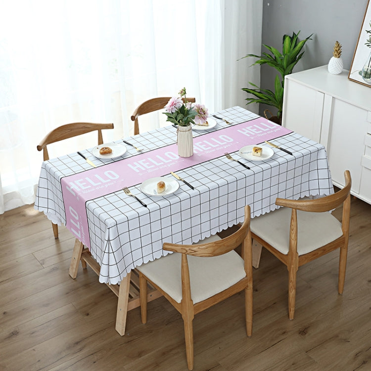 Printinging Coffee Dining Table Cloth PVC Waterproof Oilproof Anti-scalding Tablecloth My Store