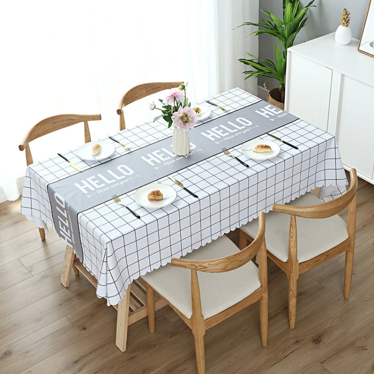 Printinging Coffee Dining Table Cloth PVC Waterproof Oilproof Anti-scalding Tablecloth My Store