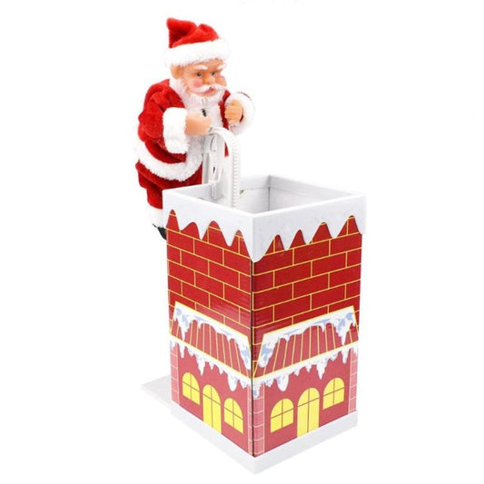 Climbing Wall Climbing Chimney Santa Doll with Music Electric Toy Christmas Gifts My Store