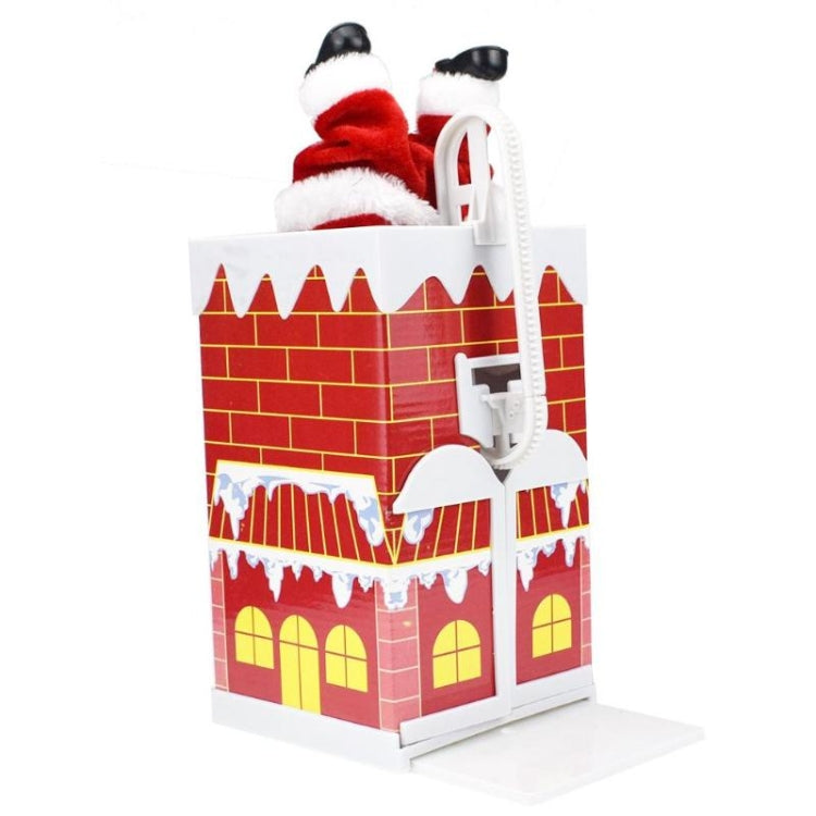 Climbing Wall Climbing Chimney Santa Doll with Music Electric Toy Christmas Gifts