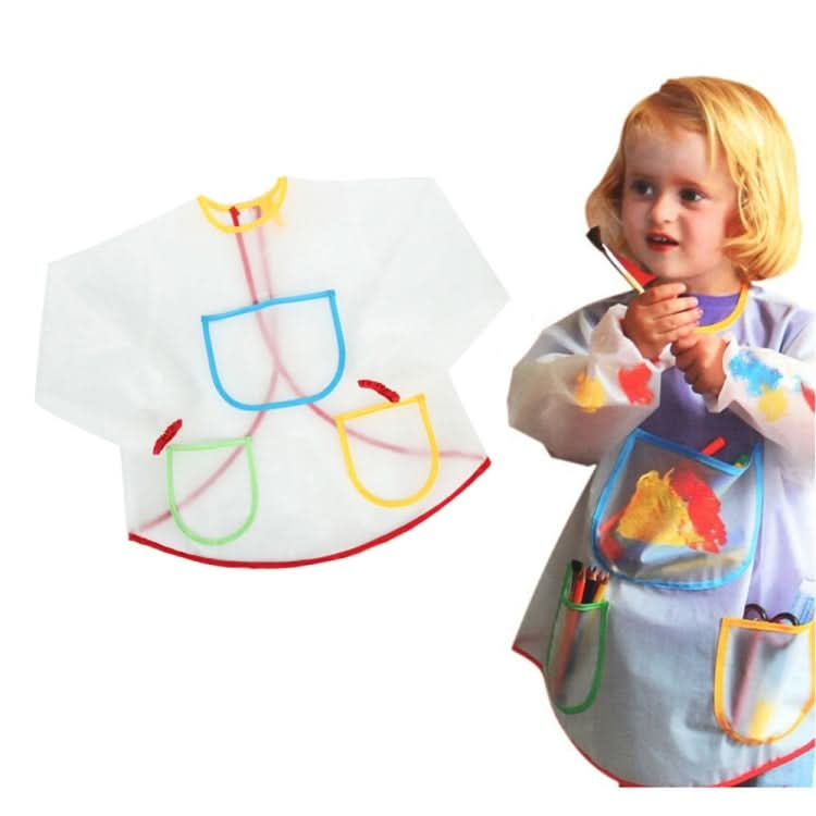 Drawing Waterproof Anti-dirty Transparent Apron for Children - Reluova