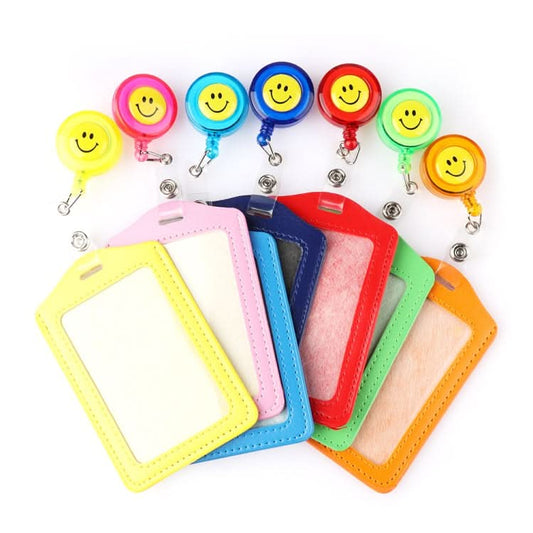 10 PCS Retractable Reel Badge Lanyard Tag Key Card Belt Clips, Random Color