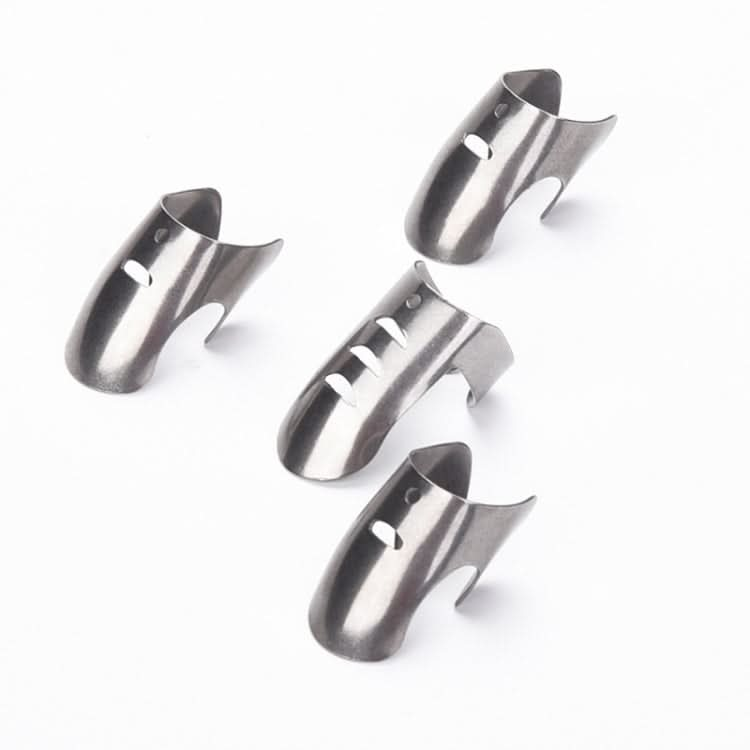 4 PCS / Set Adjustable Stainless Steel Finger Hand Guard Finger Protector Knife Slice Chop Safe Cooking Tools-Reluova