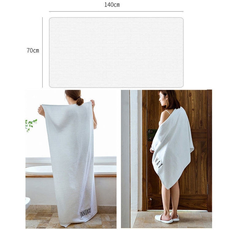 Month Embroidery Soft Absorbent Increase Thickened Adult Cotton Bath Towel My Store