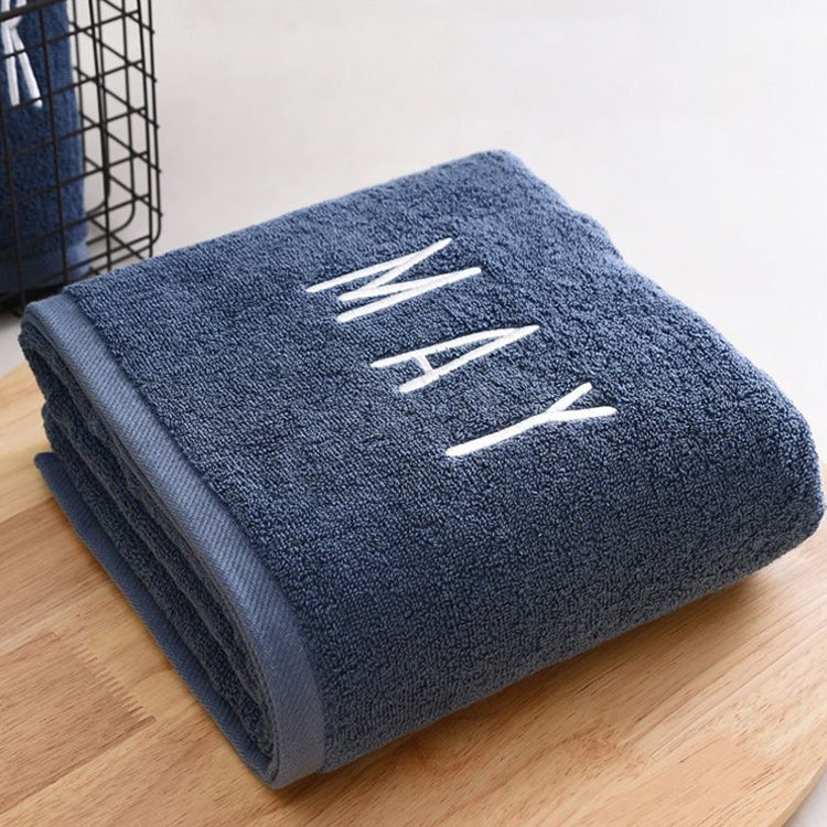 Month Embroidery Soft Absorbent Increase Thickened Adult Cotton Bath Towel My Store