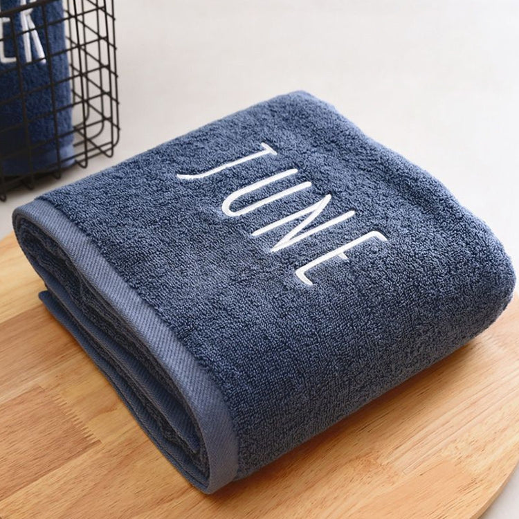 Month Embroidery Soft Absorbent Increase Thickened Adult Cotton Bath Towel My Store