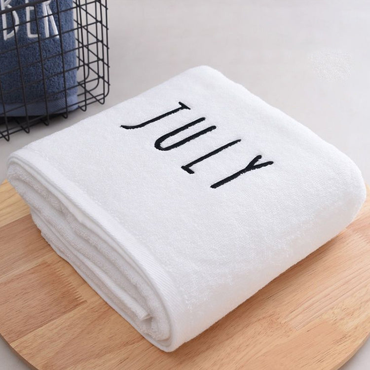 Month Embroidery Soft Absorbent Increase Thickened Adult Cotton Bath Towel My Store