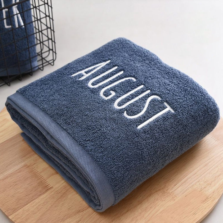 Month Embroidery Soft Absorbent Increase Thickened Adult Cotton Bath Towel My Store