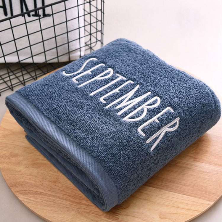 Month Embroidery Soft Absorbent Increase Thickened Adult Cotton Bath Towel My Store