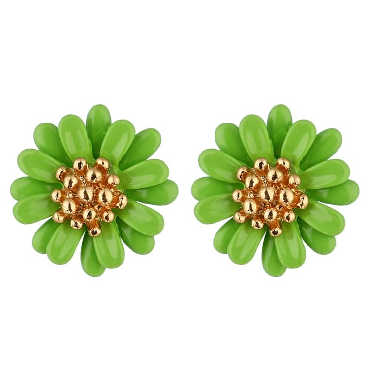 Cute Sweet Fashion Fresh Small Daisy Flower Stud Earrings for Girl Reluova