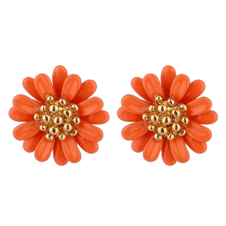 Cute Sweet Fashion Fresh Small Daisy Flower Stud Earrings for Girl Reluova