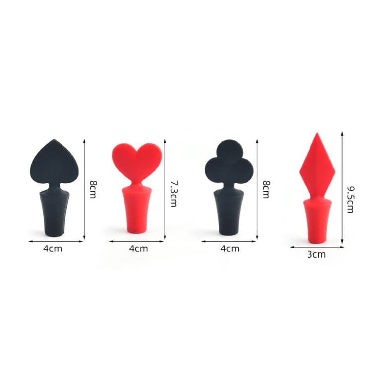 Silicone Wine Stopper Poker Series Wine Stopper - Reluova