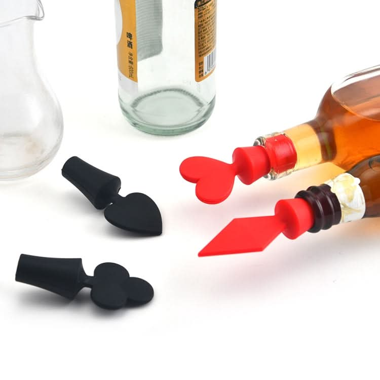 Silicone Wine Stopper Poker Series Wine Stopper - Reluova