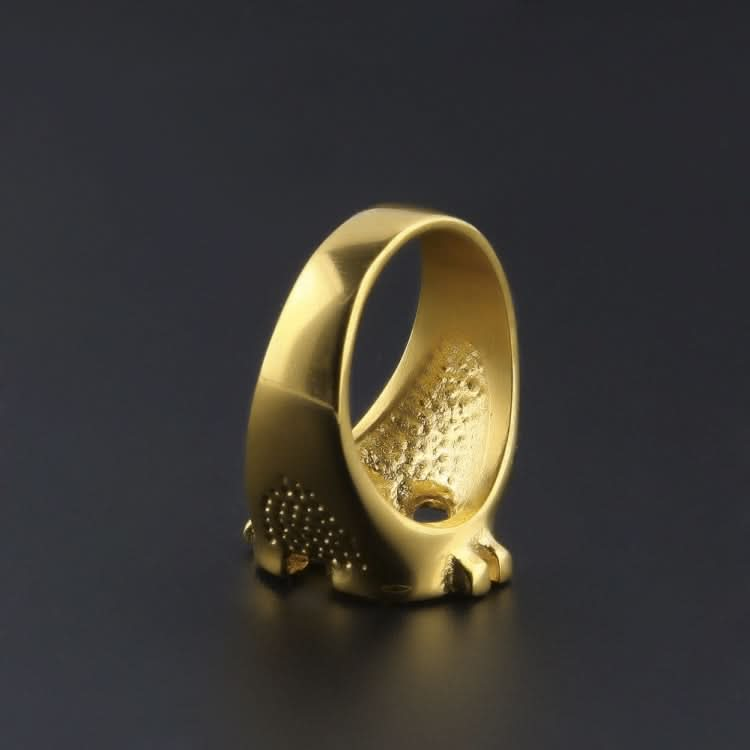 Rock Bling Gold US Dollar Sign Signets Rings for Men Jewelry Reluova