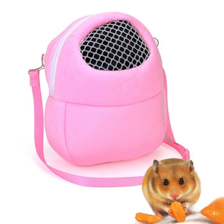 Pet Bag Small Pet Hamster Carrier Pure Color Leash Travel Bag - Reluova