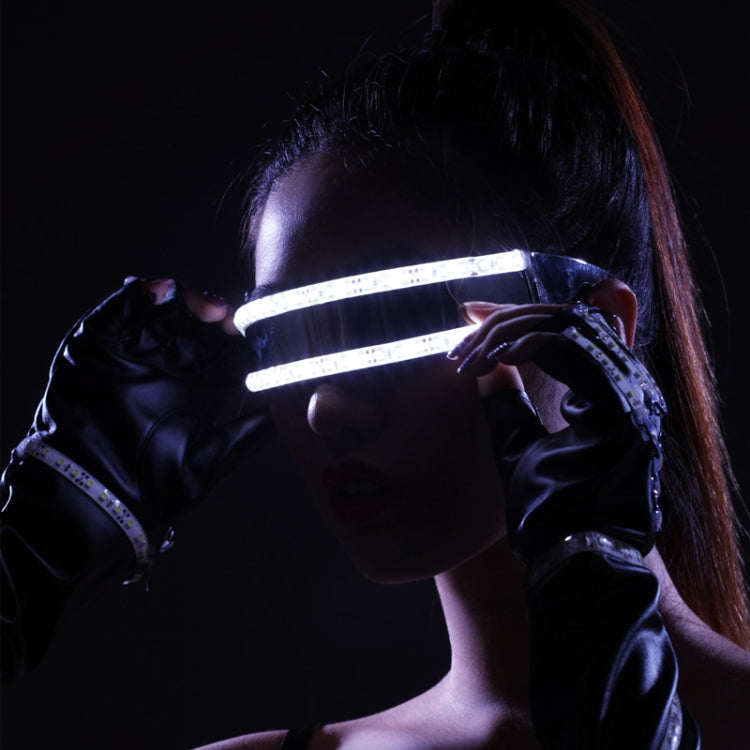 LED Glasses Luminous Party Classic Toys for Dance DJ Party Mask Costumes Props Gloves