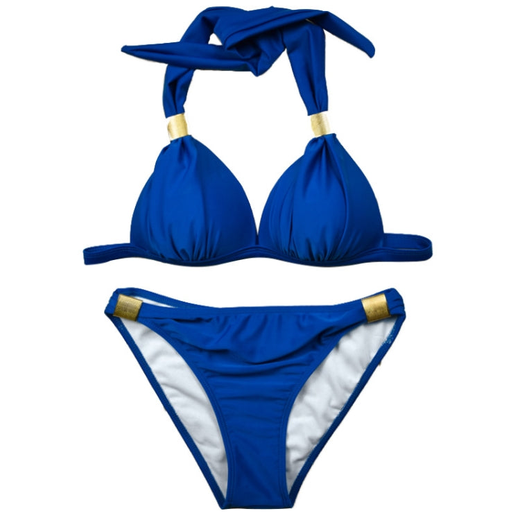 2 In 1 Sexy Solid Color Swimsuit Set Ladies Beach Bikini Swimwear-Reluova