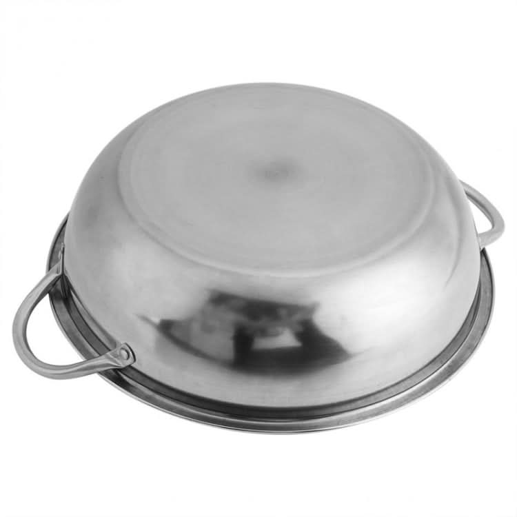 Stainless Steel Hot Pot Thick Non-magnetic Clear Soup Pot Double-eared Hot Pot Reluova