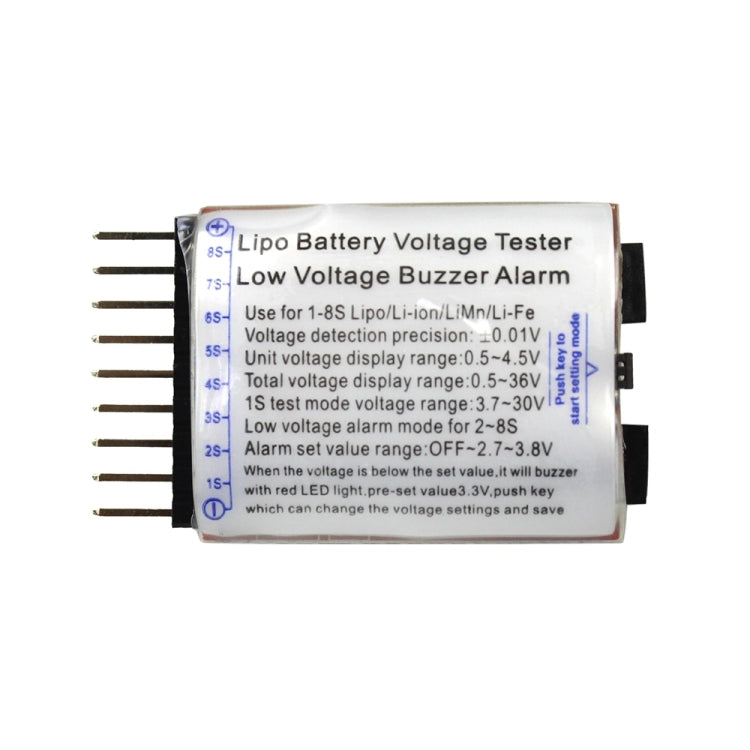 Battery Voltage Tester Low Voltage Buzzer Alarm My Store