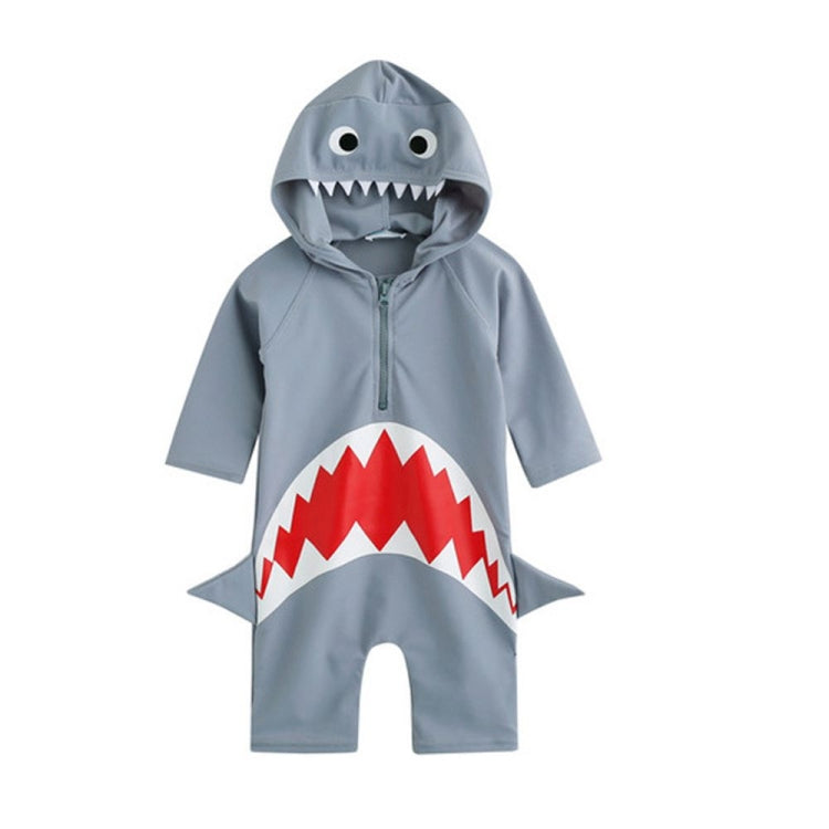 Blue Animal Sharks Swimsuit Baby Kid Bathing Suit Uv Protection Suit Reluova