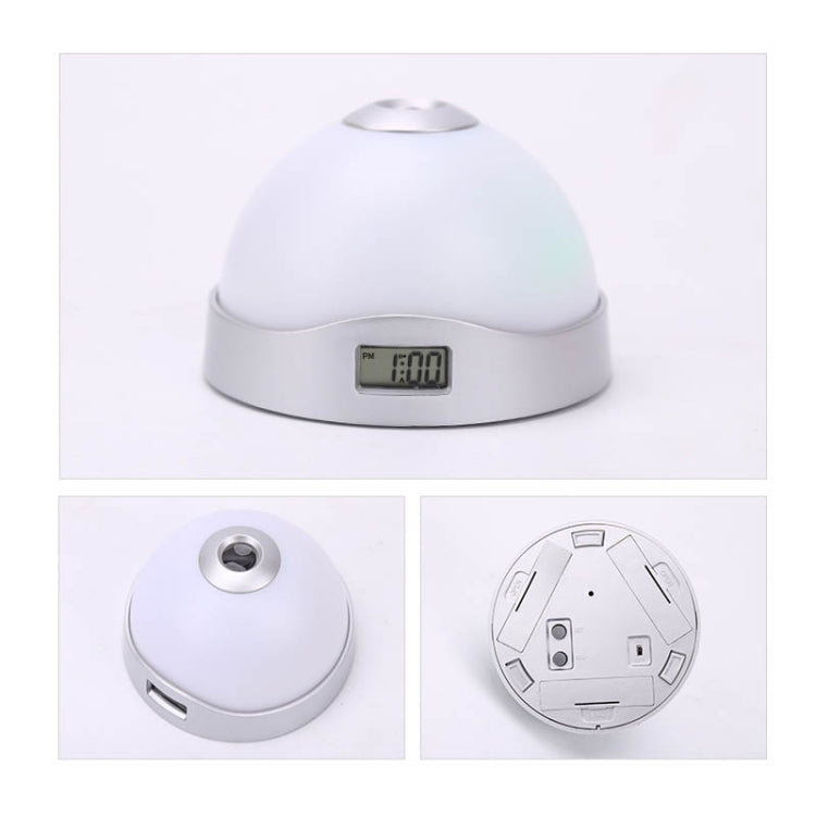 Lazy Magic Colorful Luminous Projection Clock LED Hemisphere Alarm Clock My Store