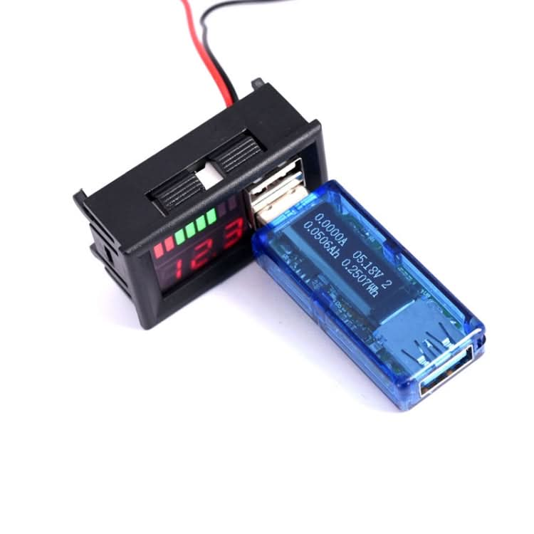 DL-USB-02 Car 12V Battery Voltage Power Display Meter Head Integrated Dual USB Output 5V2A Voltage Conversion My Store