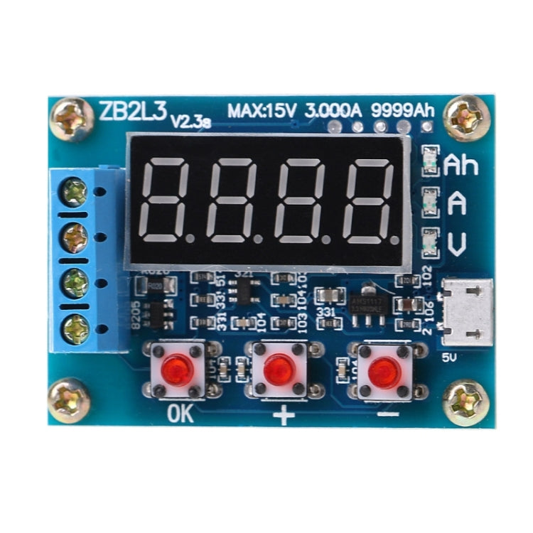 ZB2L3 Battery Capacity Tester 1.2-12V 18650 Li-ion Lithium Lead-acid Battery Capacity Meter Discharge Tester Analyzer