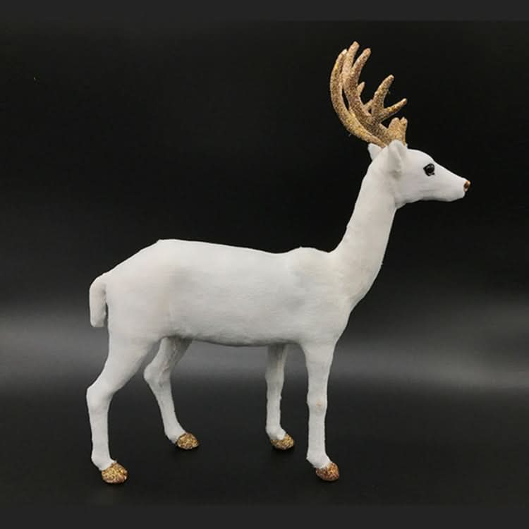 Simulation Deer Home Ornaments Plush Christmas Deer Doll Holiday Decorations Reluova